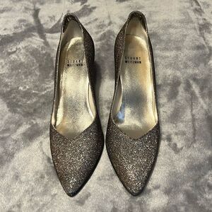 Stuart Weiztman Gold/Copper Heels